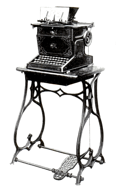 La máquina de escribir  Gustavo Romaña Alcántara